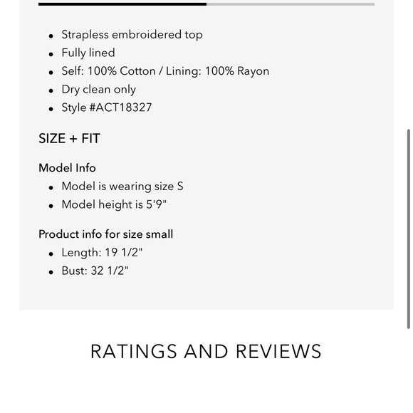 ASTR the label Everen Embroidered Strapless Top - Picture 6 of 6